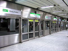 MRTティオンバル駅の地下ホーム